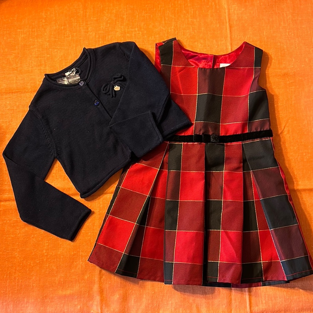 Matching dress and sweater, 2T ( bundle with any kid items for 15)